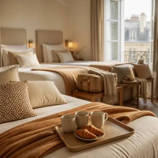 Séjour en chambre triple à Paris : l’art de voyager à trois en Île de France